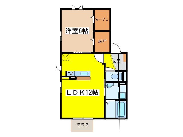 コンフォルトミハマの物件間取画像