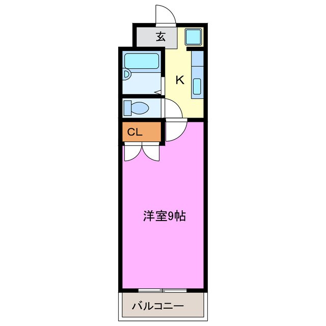 初生マンションの物件間取画像