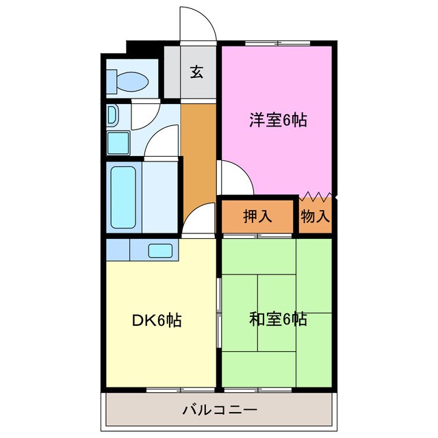 マンション　歩（あゆみ）の物件間取画像