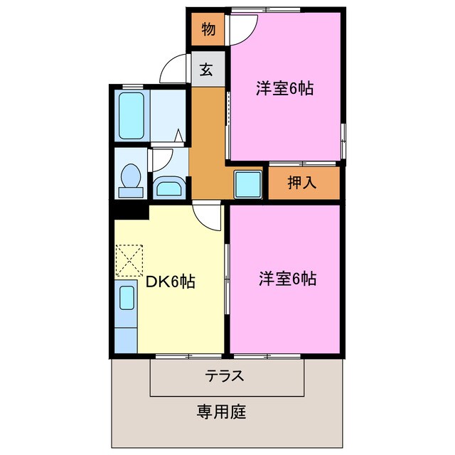 ハイツフロールの物件間取画像