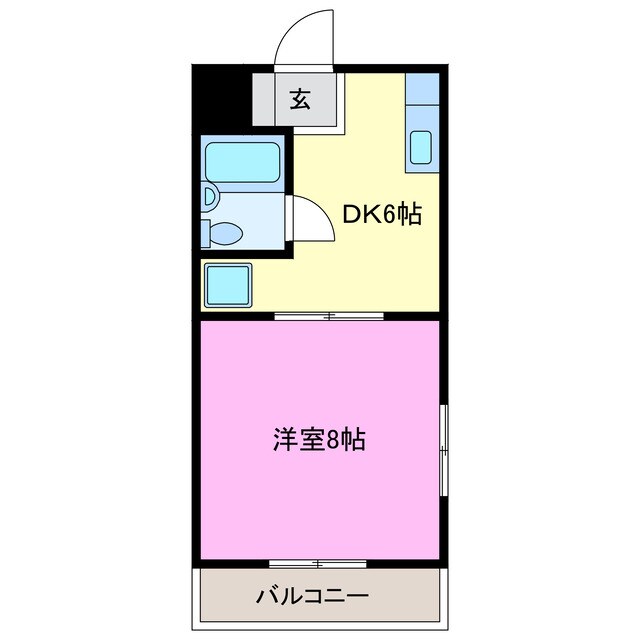 アネックス高丘Ⅲの物件間取画像