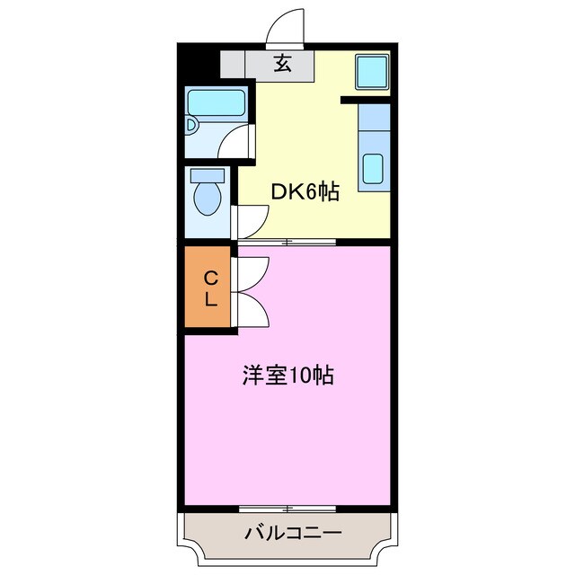 ホリエハイツの物件間取画像