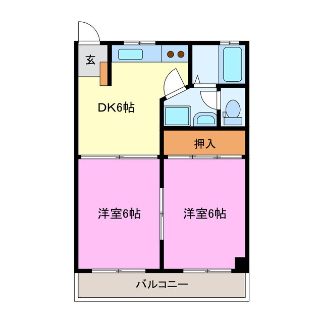 アントレ初生の物件間取画像