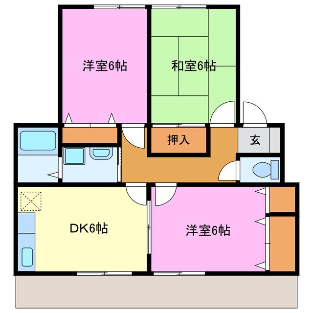 カサグランデの物件間取画像