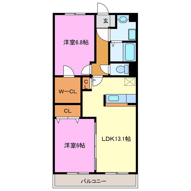 グランストーク三ケ日の物件間取画像