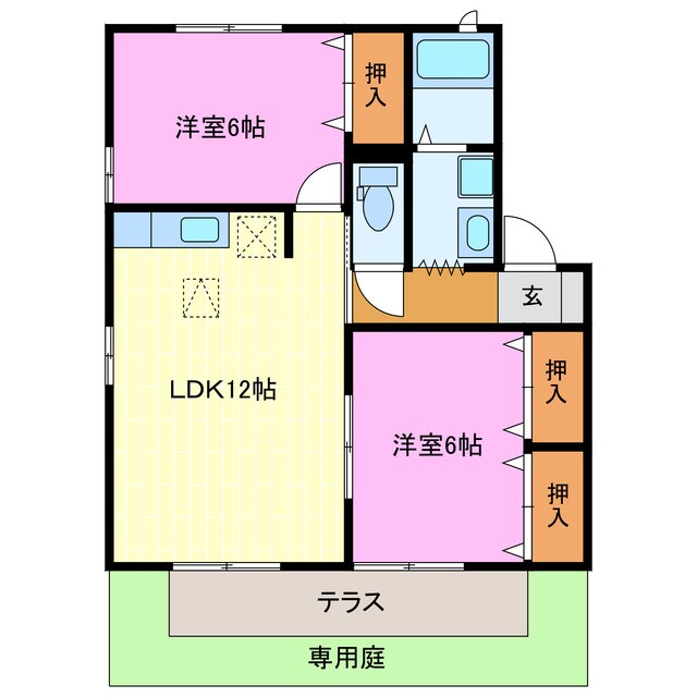 RoyalGarden桜台Ｄ・Ｅの物件間取画像