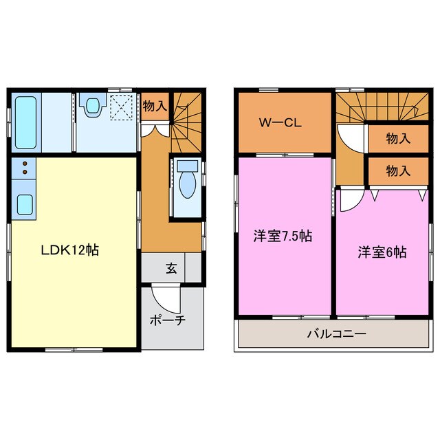 クワトロ泉の物件間取画像