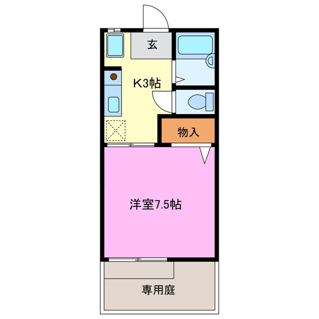 グリーン　ヴィラの物件間取画像