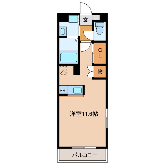 チェルシー（根洗町）の物件間取画像