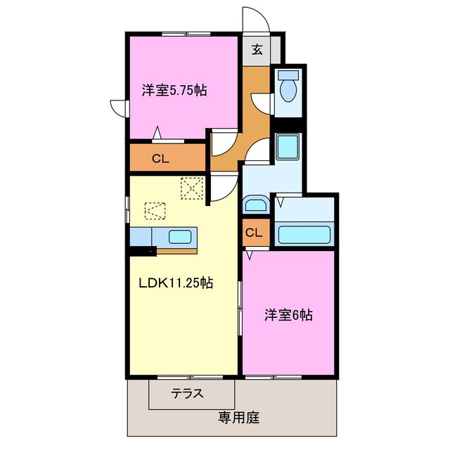 セプテンベールの物件間取画像