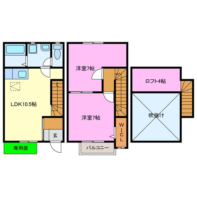 Sharmant花川の物件間取画像