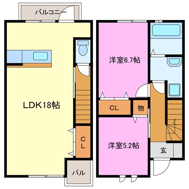 Cueの物件間取画像