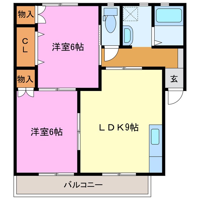 サンコーポBIG半田山の物件間取画像