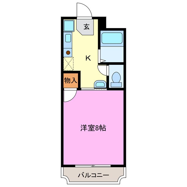 メルヴェーユBの物件間取画像