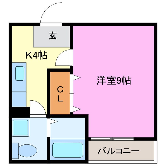 アヴェニールⅢの物件間取画像