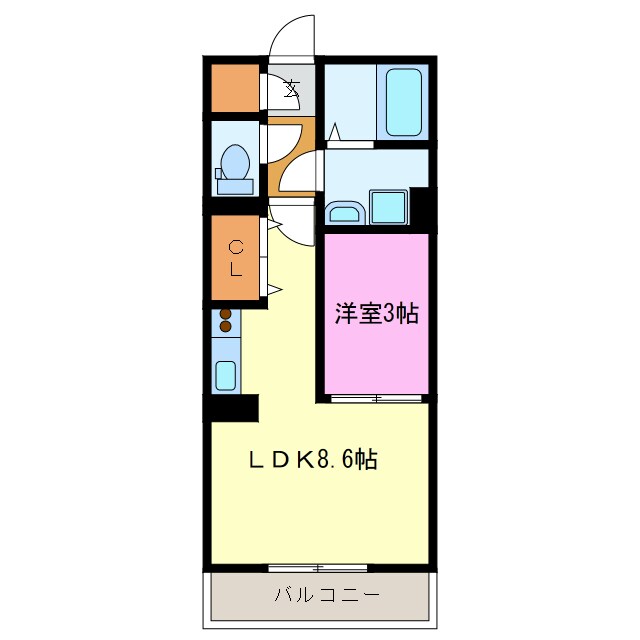 グランボアＢの物件間取画像