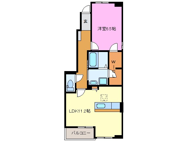 Ks HarmonyⅡの物件間取画像