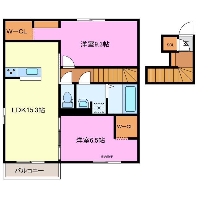 カスケードの物件間取画像