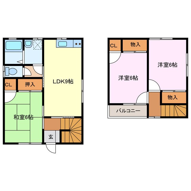 幸4丁目貸家の物件間取画像