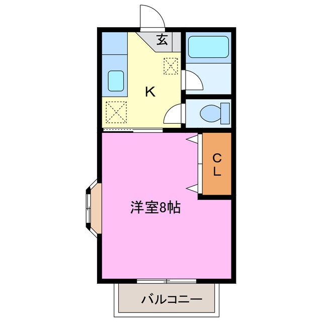タウニーホワイトベルの物件間取画像