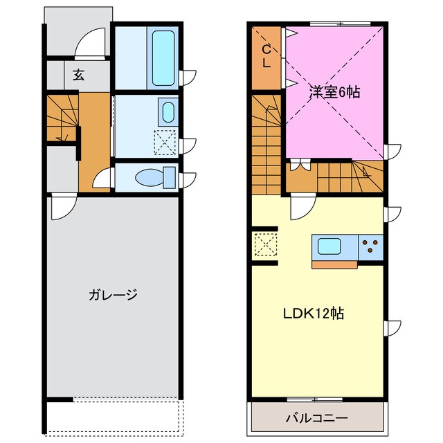 ヴィーブル上島（ガレージ）の物件間取画像