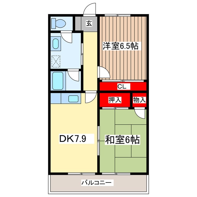 ハイクオリティⅠの物件間取画像