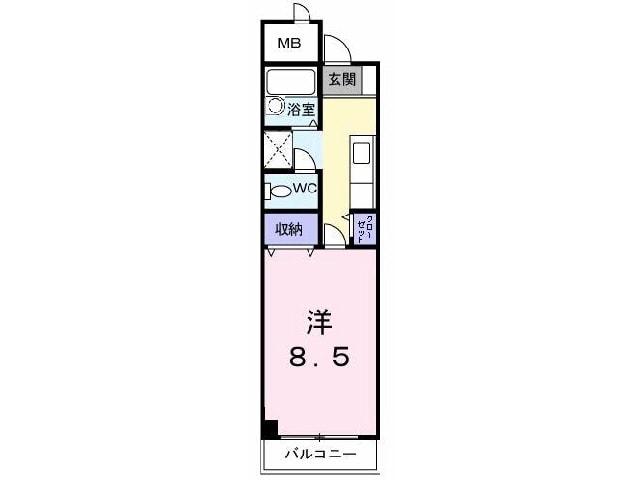 レジダンスヴァンヴェールの物件間取画像