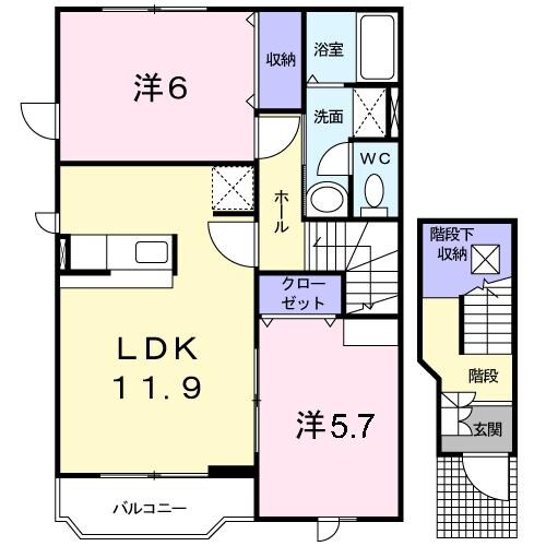 セレーサの物件間取画像