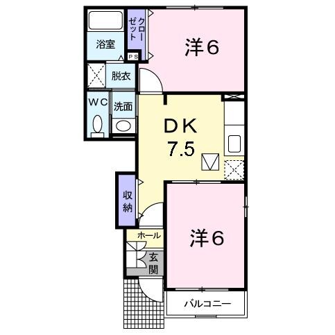 フラジオレットの物件間取画像