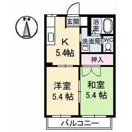 物件間取画像