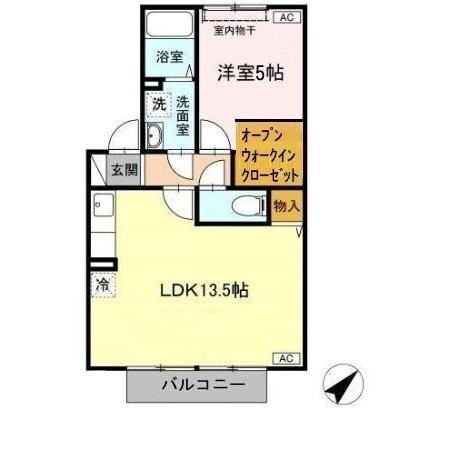 ボナールヴィラの物件間取画像