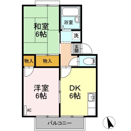 アーバンツインピア2棟の物件間取画像
