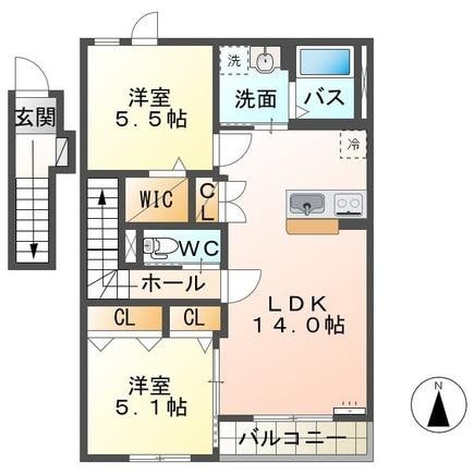 レオーネAの物件間取画像