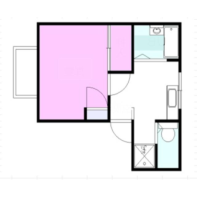 中島ハイツの物件間取画像