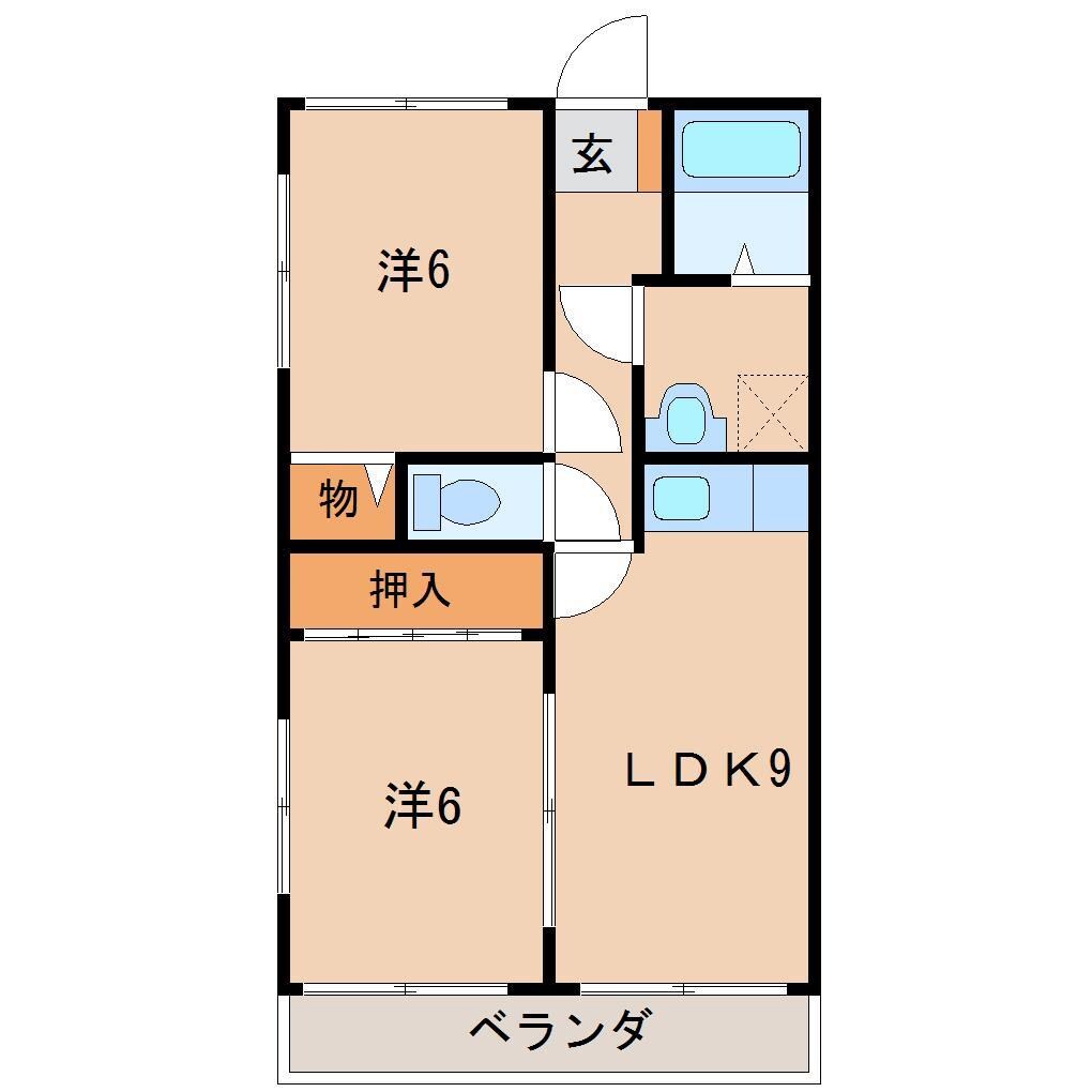 エッセンシャル小倉寺の物件間取画像