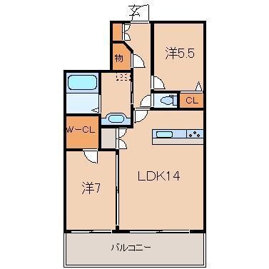 リアルスウィート福島駅前の物件間取画像