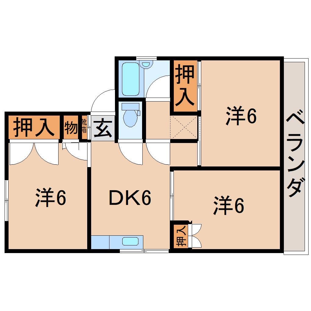 メゾンばんしょうの物件間取画像