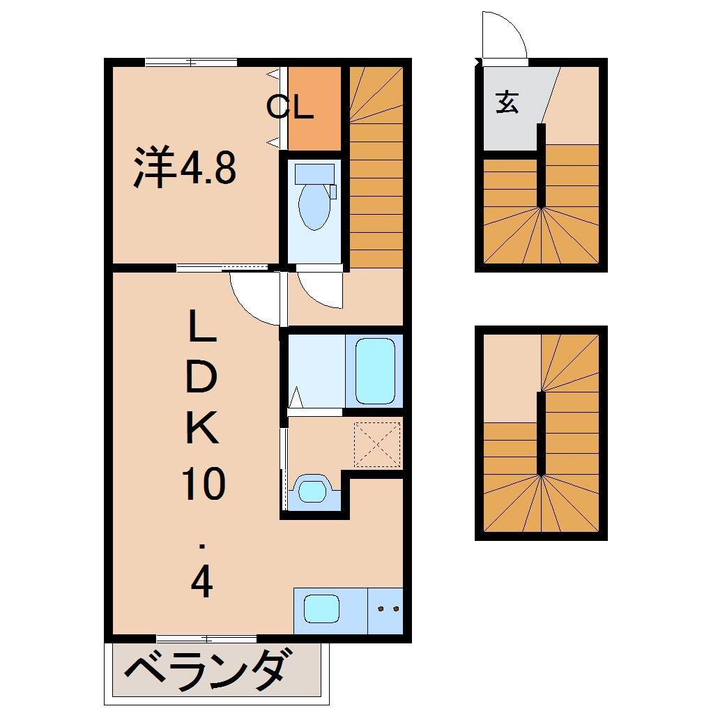 SUNWA Crestの物件間取画像