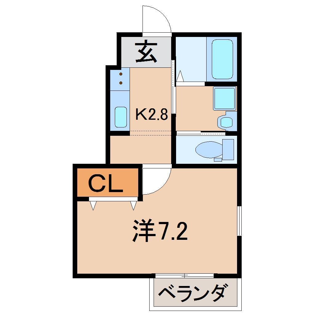 シエナ福島IIの物件間取画像