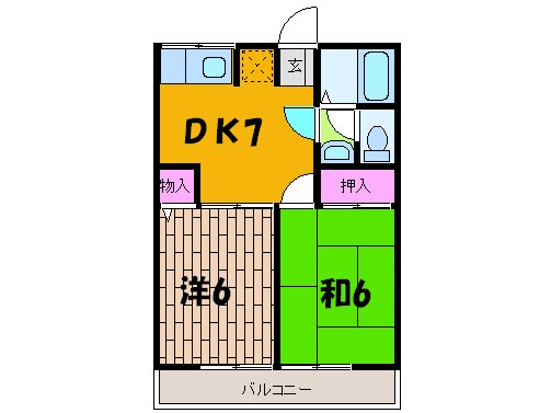 物件間取画像