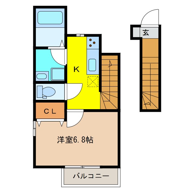 リーブル　Calumの物件間取画像