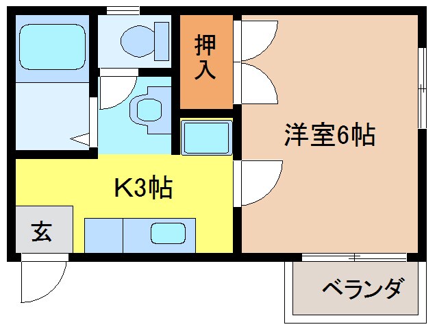 メゾンサングリアの物件間取画像