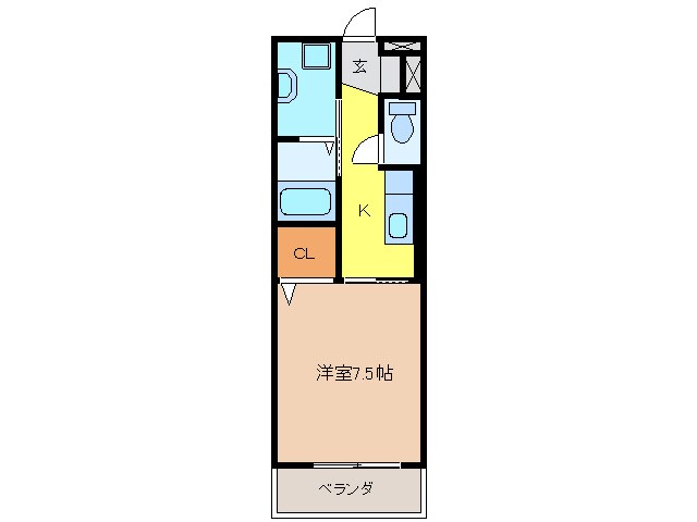 コモドフィオーレの物件間取画像
