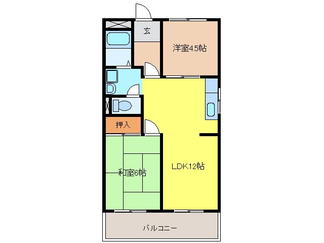 グリーンピア神戸の物件間取画像