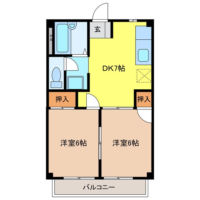 メゾン砂場の物件間取画像