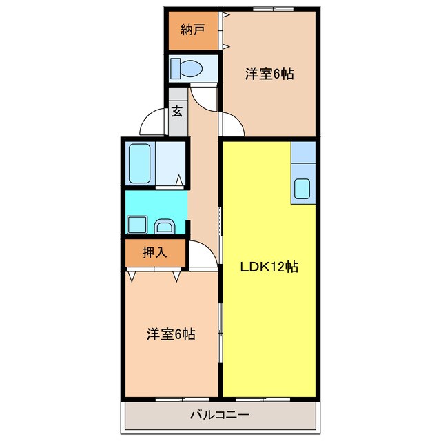 シャトル泉の物件間取画像