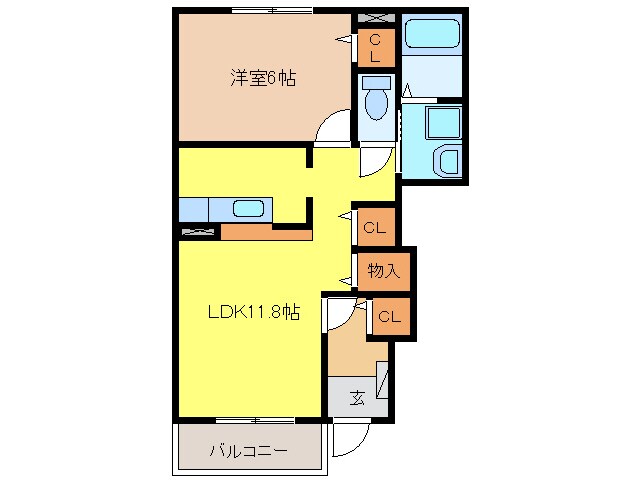 サンリットＭの物件間取画像