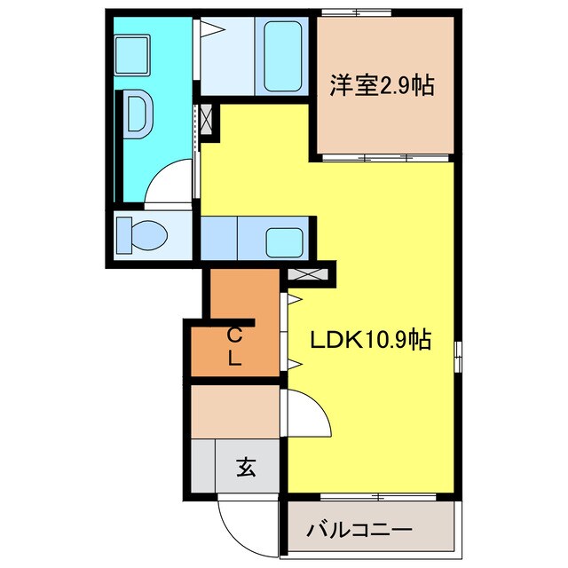 レコルテフレイズの物件間取画像