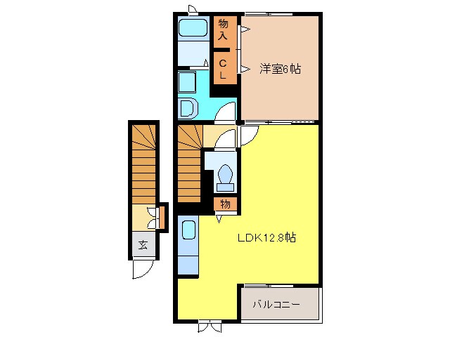 フェリーチェの物件間取画像