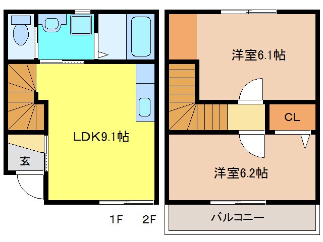 ＣＡＳＡの物件間取画像